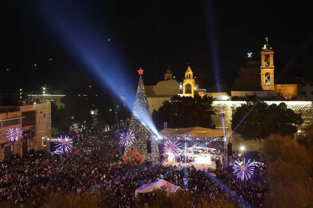 Bethlehem Christmas Tree Returns After Two-Year Gaza War Hiatus